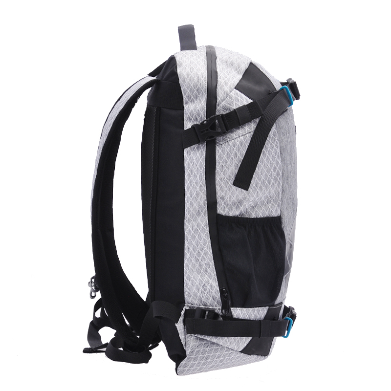 Grey sporty urban backpacks