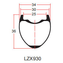 Bản vẽ vành sỏi LZX930