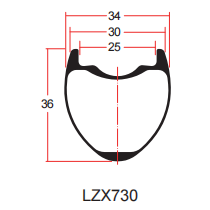 Bản vẽ vành sỏi LZX730