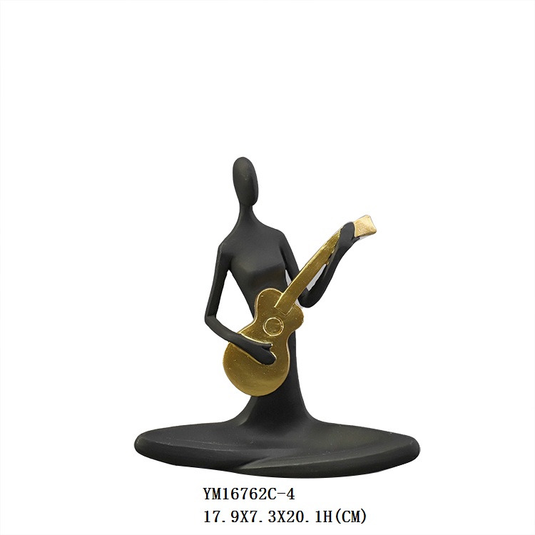 Abstract Resin Musician Figurine