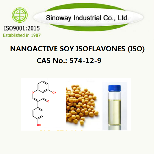 Isoflavones đậu nành nanoive (ISO) 574-12-9