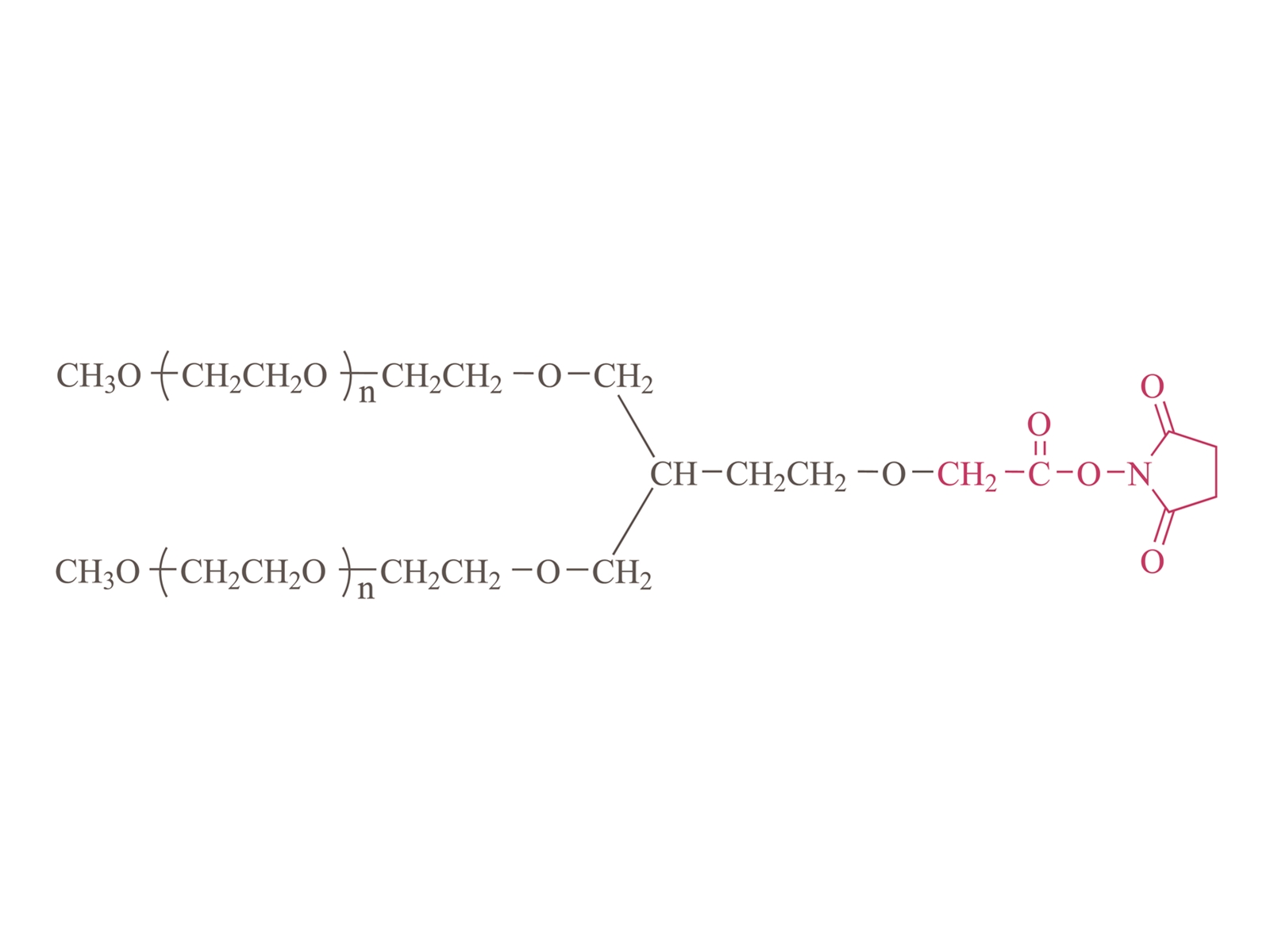 Methoxypoly 2 cánh (ethylene glycol) succinimidyl carboxymethyl este (PT02) [PEG-SCM 2 cánh tay (PT02)]