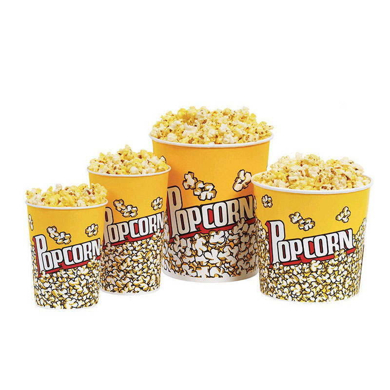 Popcorn Cup Popcorn Bao bì Bồn giấy cho đồ ăn nhẹ