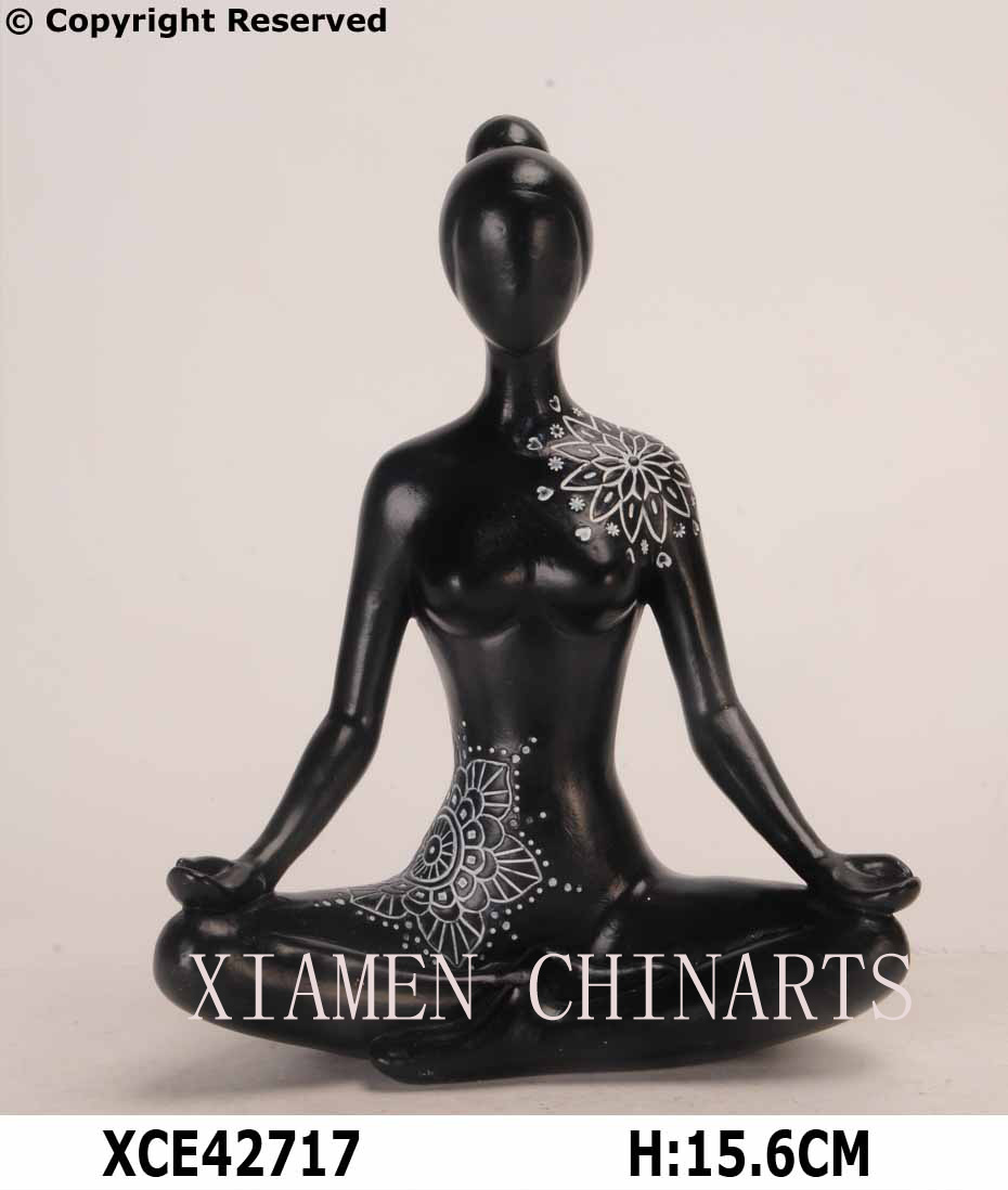 Trang chủ Deco-nhựa Yoga Bức tượng XCE42717