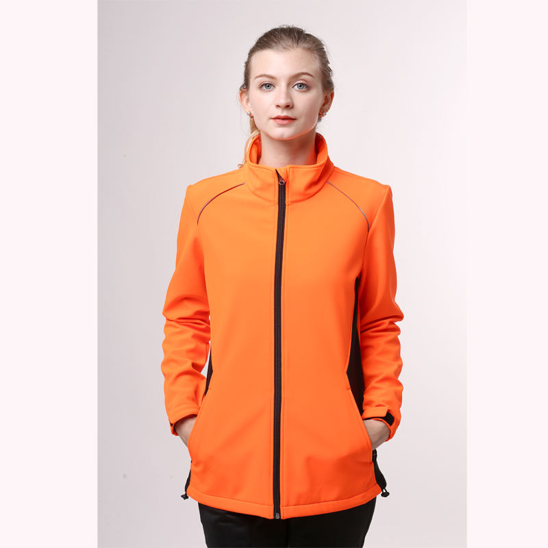 Áo khoác nữ màu cam Hi Vis Softshell WTS-F5288