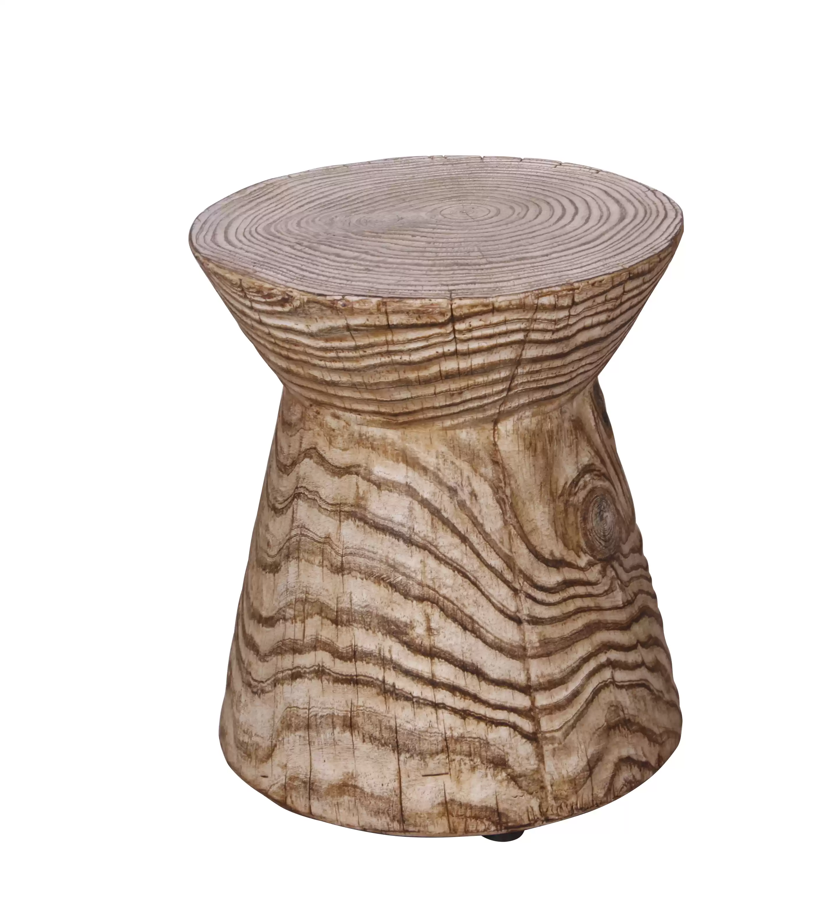 Nội thất ngoài trời Patio-Faux Wood Accent Table / Stool