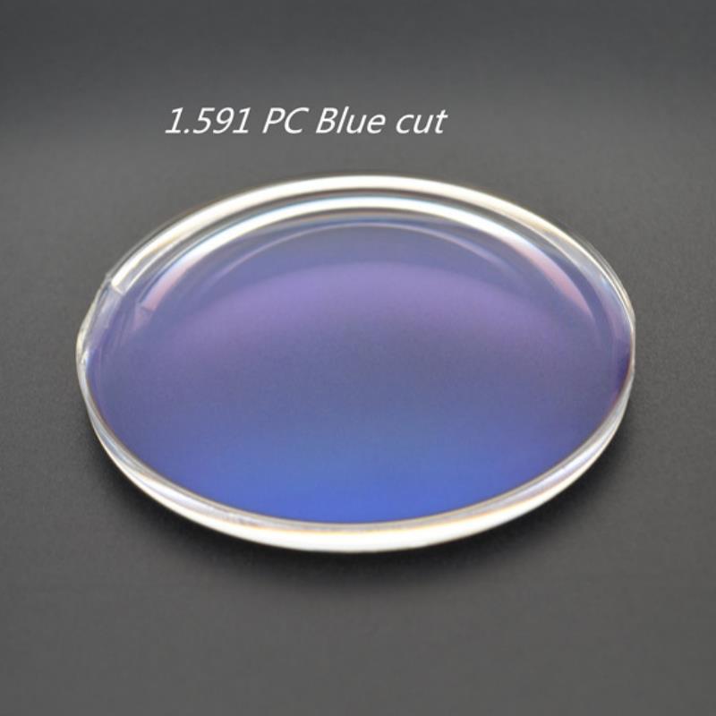 1.591 mm Tầm nhìn đơn Polycarbonate UV420 HMC Ống kính