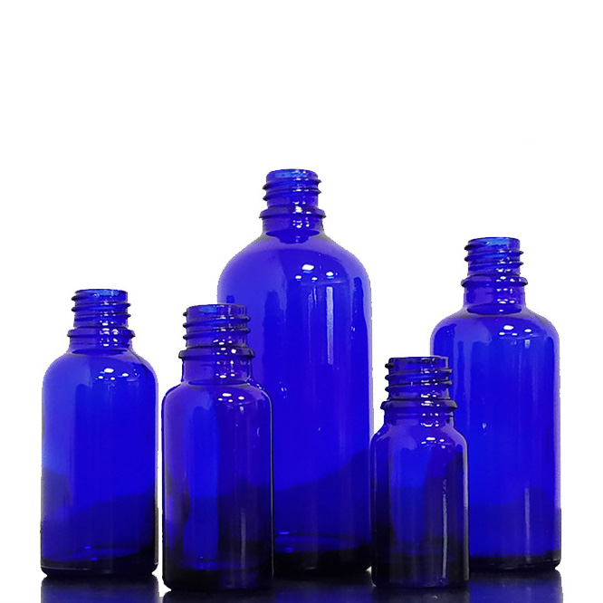 10ml Blue Glass Chai Diffuser Tinh dầu Nắp vặn