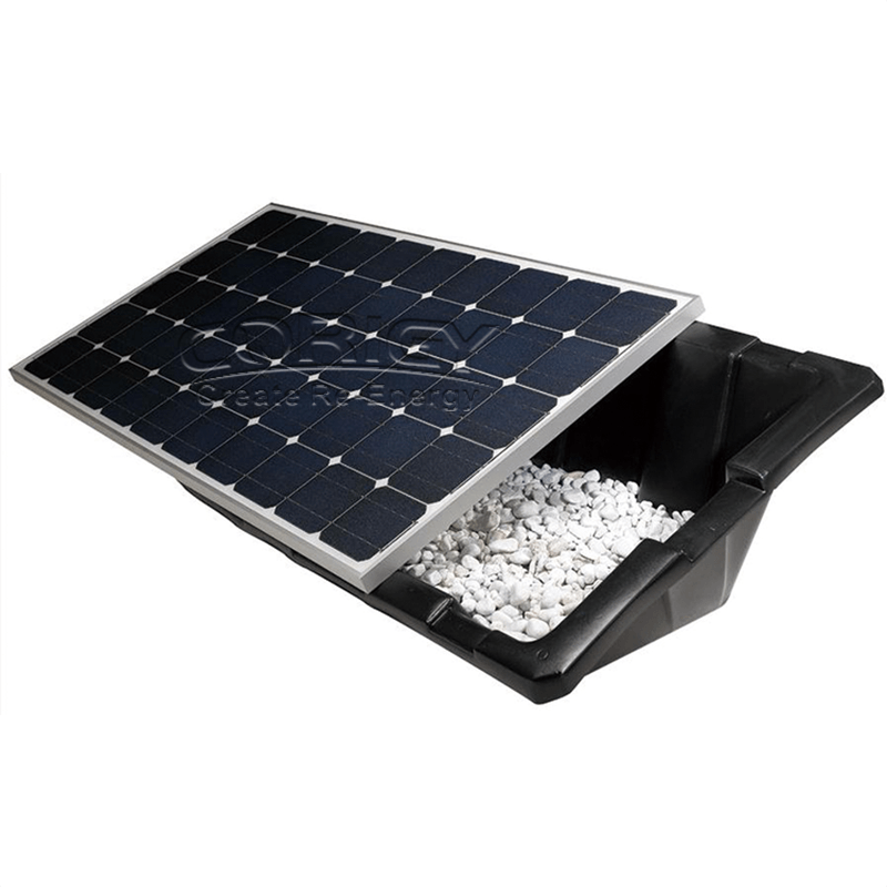 Hệ thống gắn mái dằn bằng nhựa cho tấm pin mặt trời