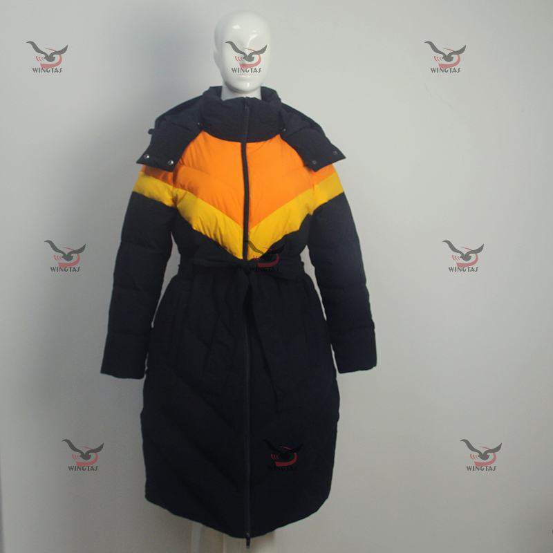 Lady Down Jacket Winter Long Áo Windbreaker Thiết kế mới 2020 DZ-Y2007