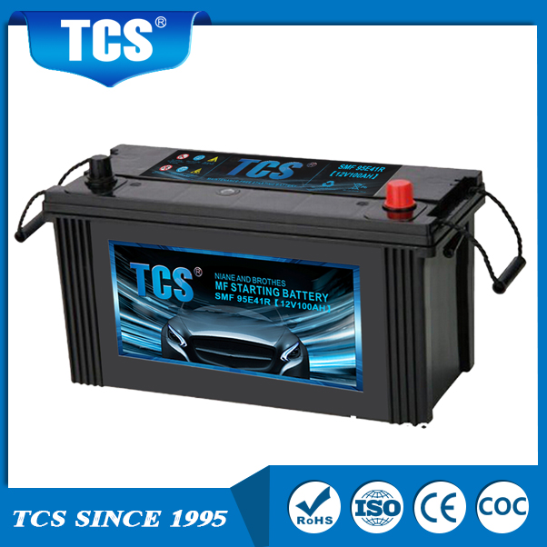TCS Niêm phong bảo trì Pin xe ô tô miễn phí 95E41R Pin axit chì