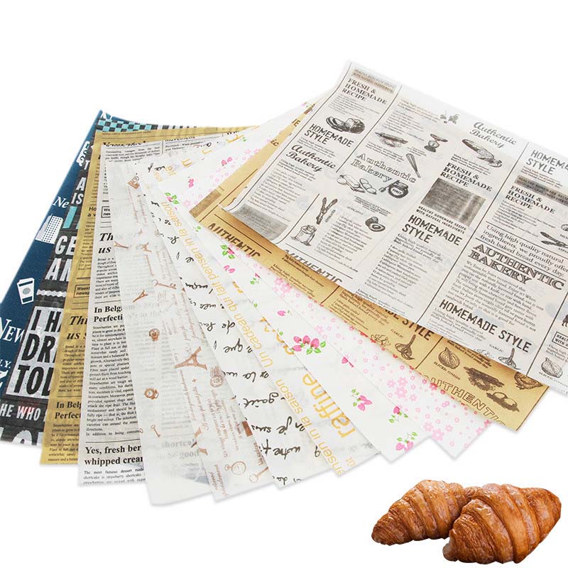 Sáp giấy cấp thực phẩm mỡ nướng giấy gói giấy