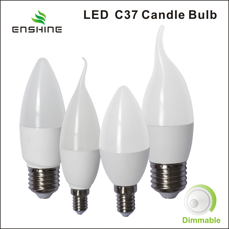 Đèn LED LED 3W - 7W trắng có thể điều chỉnh độ sáng C37 YX-CD7