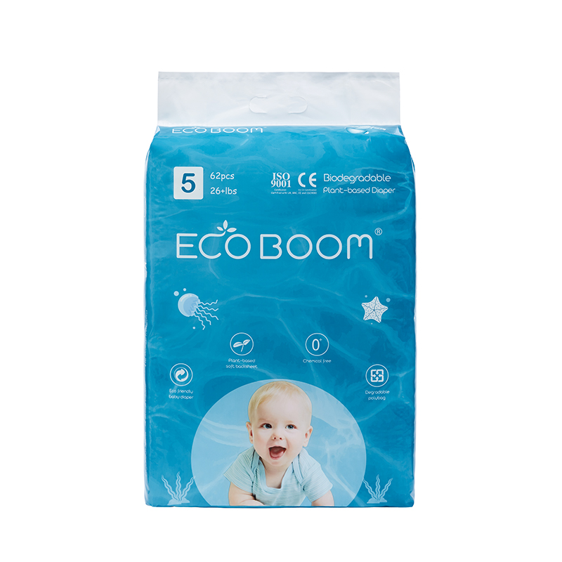Eco Boom Boom dùng một lần tã dựa vào cây lớn cho trẻ sơ sinh trong polybag xl