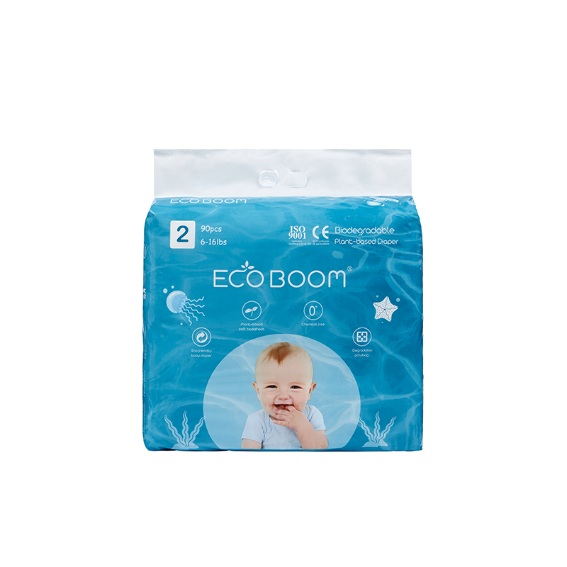 Eco Boom Boom dùng một lần Tã dựa trên cây nhỏ cho trẻ sơ sinh trong Polybag S