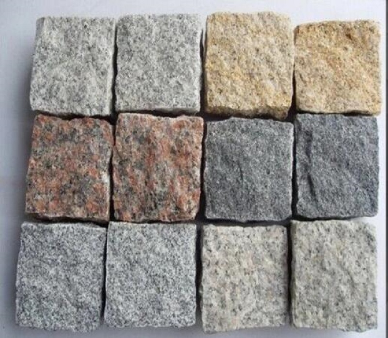 Chất lượng hàng đầu Granit tự nhiên Paving Paving Cube Stone cho đá cảnh quan