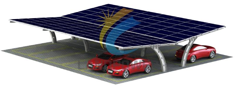 Cấu trúc carport thép Solar PV