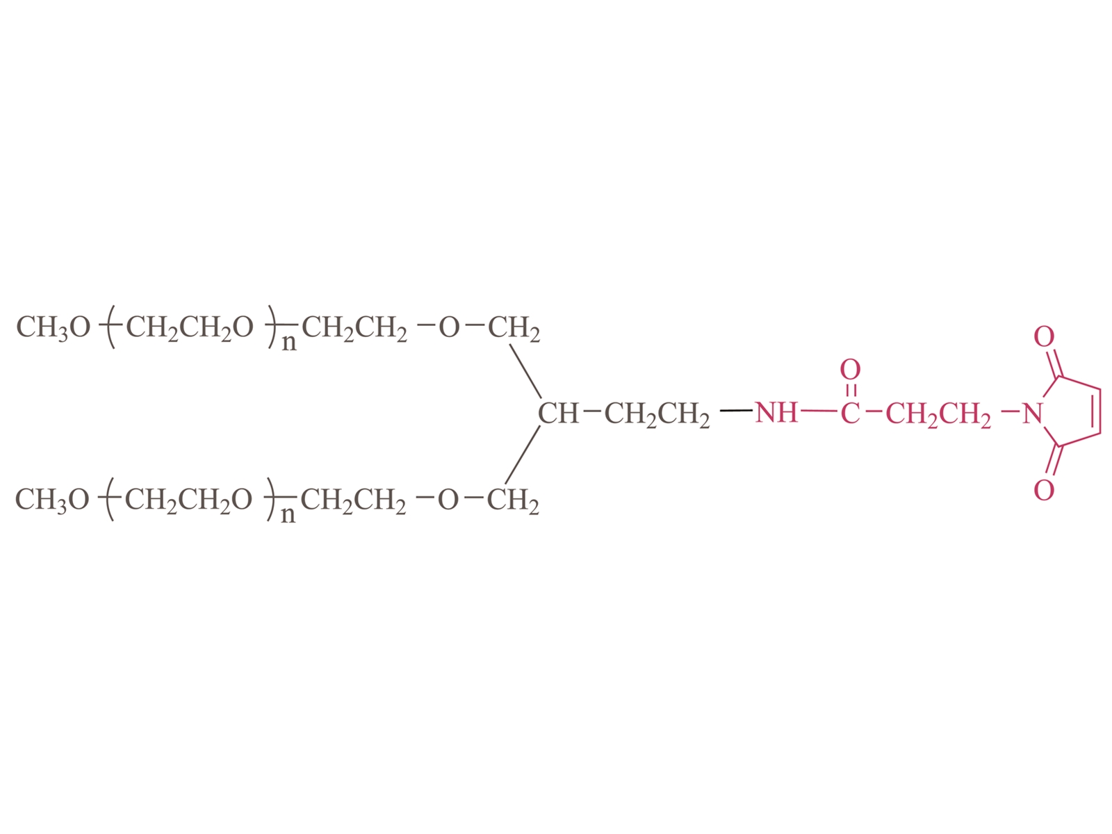 Methoxypoly 2 cánh tay (ethylene glycol) maleimide (PT02) [PEG-MAL 2 cánh (PT02)]