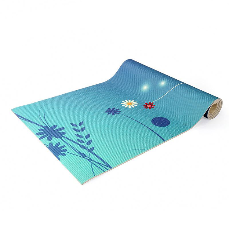Tùy chỉnh in giá rẻ có thể giặt kỹ thuật số In thể dục PVC Yoga Mat