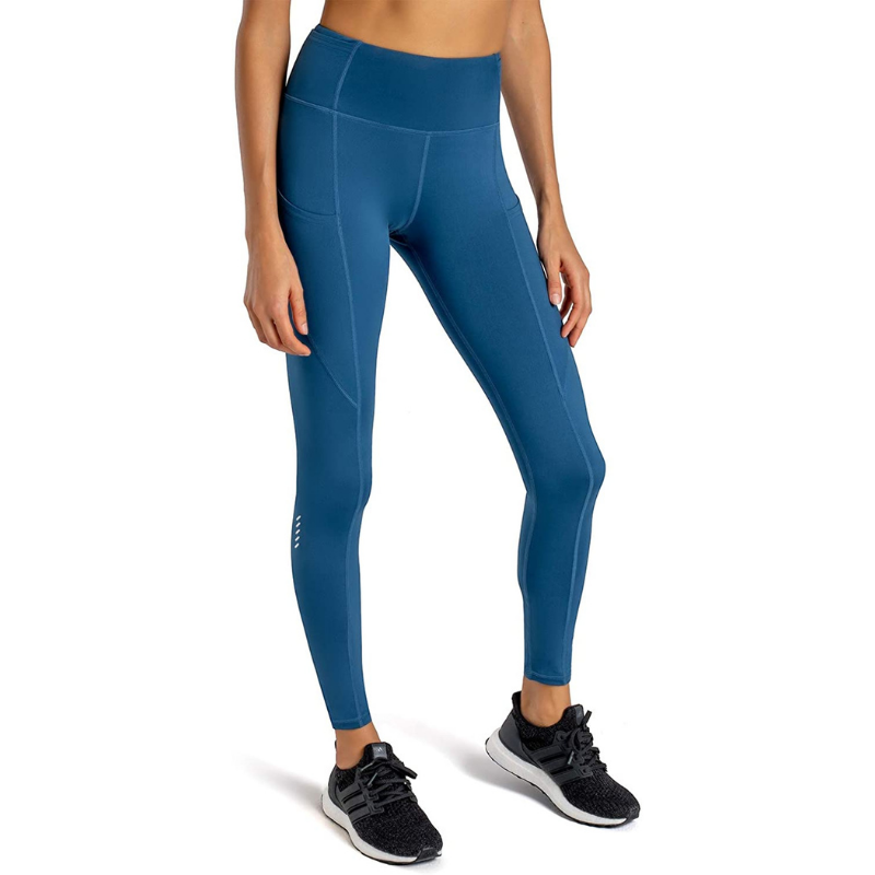 Buttery Soft Women's Yoga Legging Capris With Pockets eo cao Peach Skin Workout Quần tập thể dục Tights