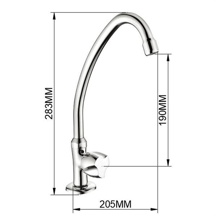 Boong Mount Chrome Kitchen Water Tap