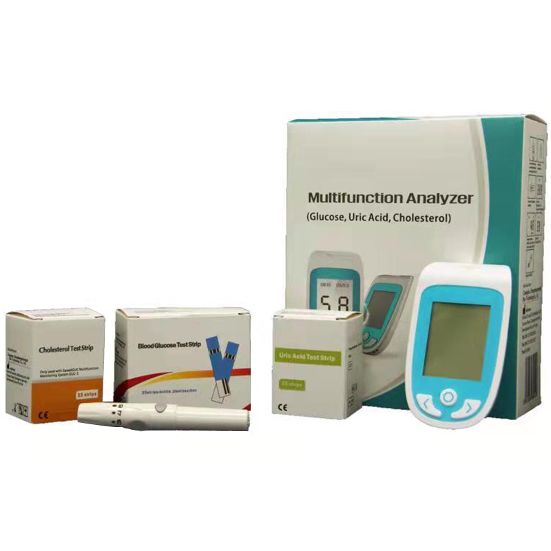 Giám sát đường huyết đa chức năng, giám sát cholesterol, máy đo axit uric