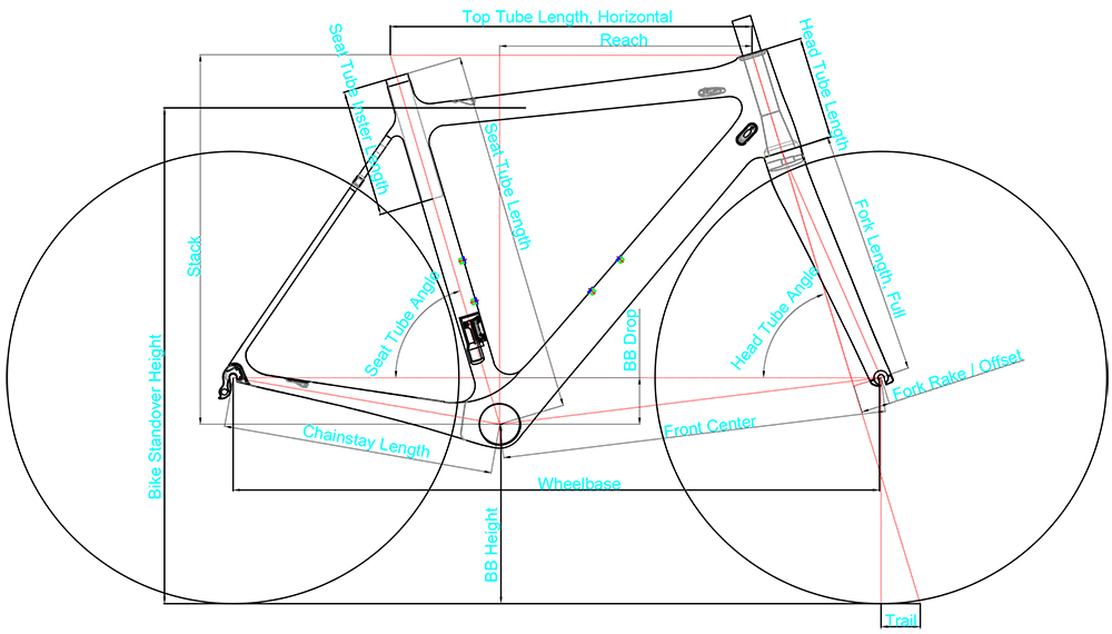 Khung phanh vành xe đạp đường carbon ORnan R602-C