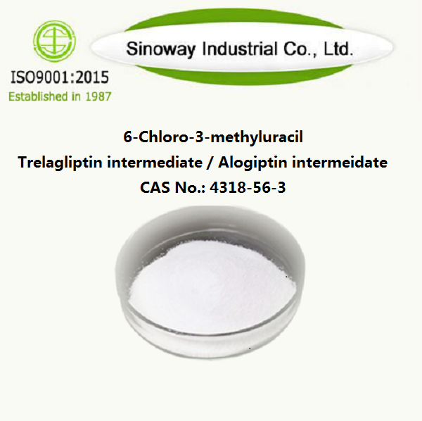 6-Chloro-3-methyluracil / Trelagliptin trung gian / Alogiptin trung gian 4318-56-3