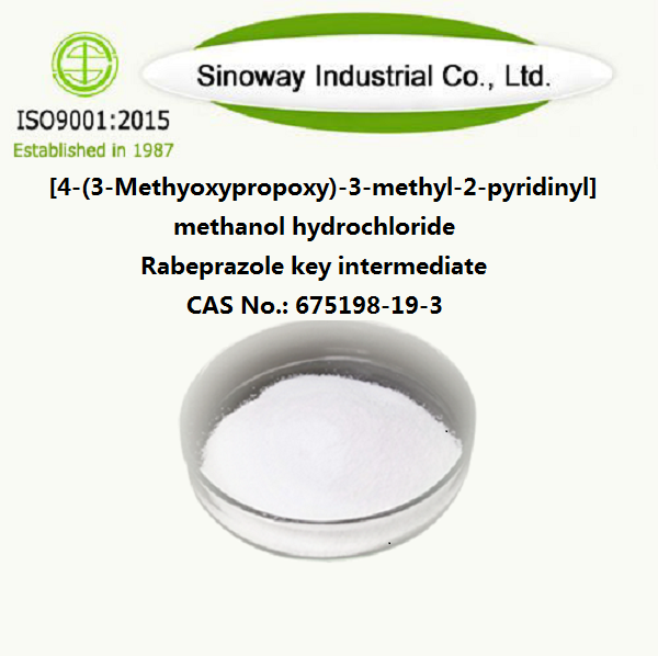 [4-(3-Methyoxypropoxy)-3-methyl-2-pyridinyl]metanol hydrochloride Rabeprazole chất trung gian chính 675198-19-3