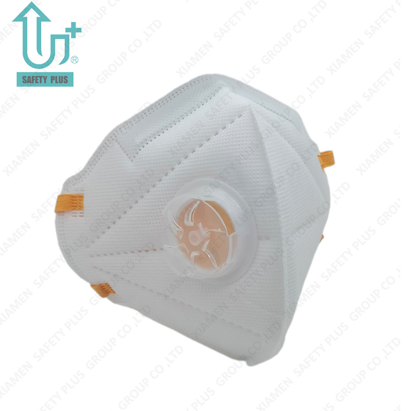 Bảo vệ nâng cao dành cho người lớn FFP2 Nr D Bộ lọc dùng một lần Mặt nạ chống bụi PPE với mặt nạ chống bụi van PP hàn