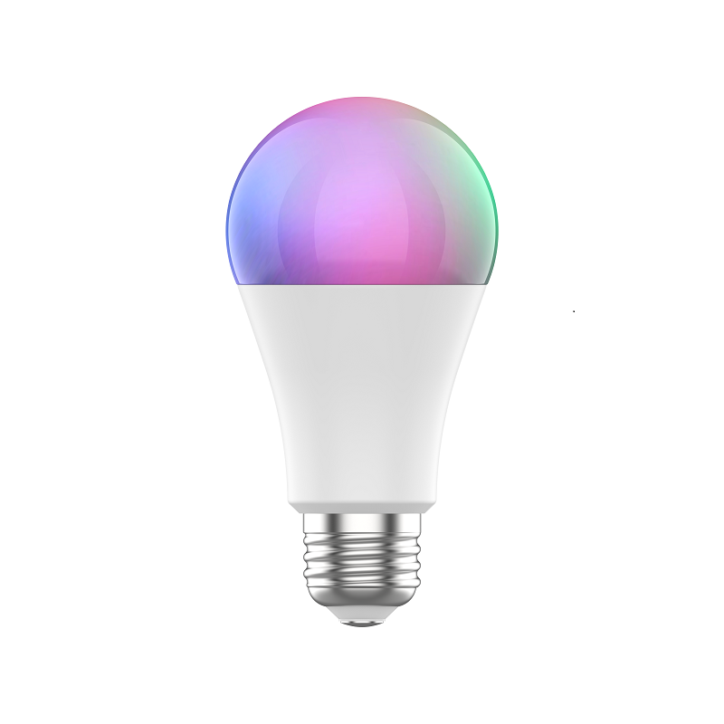 Điều chỉnh độ sáng CCT, Bóng đèn A19 Smart RGBCW, 9W,2700-6500K,E26