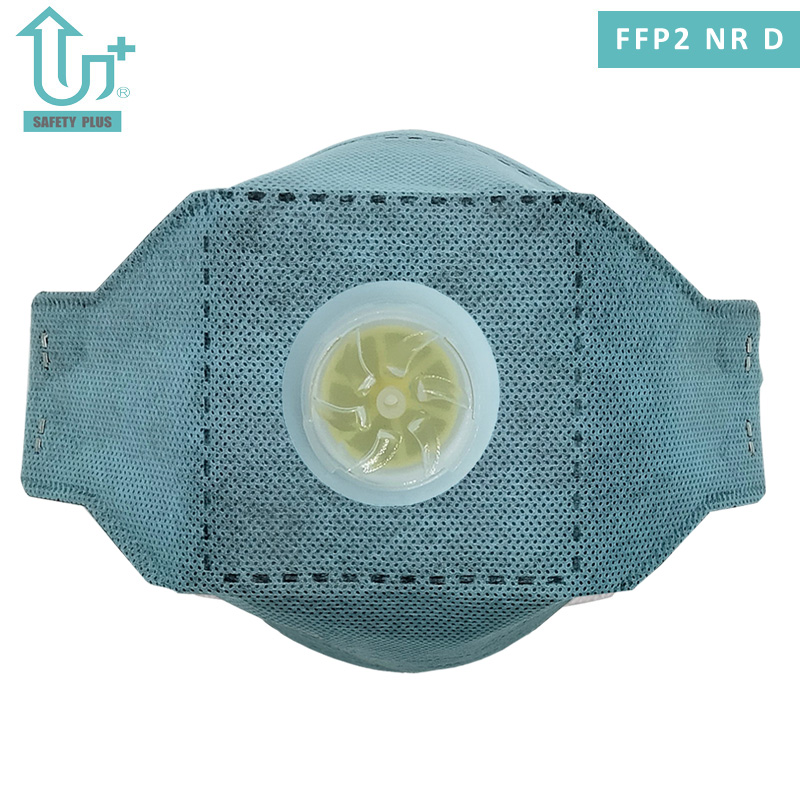 Miếng đệm mũi PU FFP2 Nrd Bộ lọc cấp dành cho người lớn có thể gập lại Chống hạt với mặt nạ bảo vệ bằng than hoạt tính