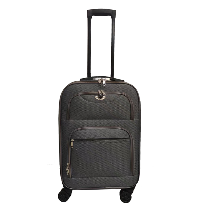 Bộ vali có thể mở rộng mặt mềm nhẹ dành cho nam và nữ Hành lý SKD với bánh xe quay 4 bánh