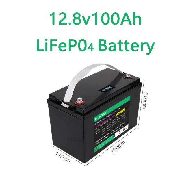 Pin LiFePO4 12,8V 100Ah 200Ah 300Ah Pin lithium năng lượng mặt trời
