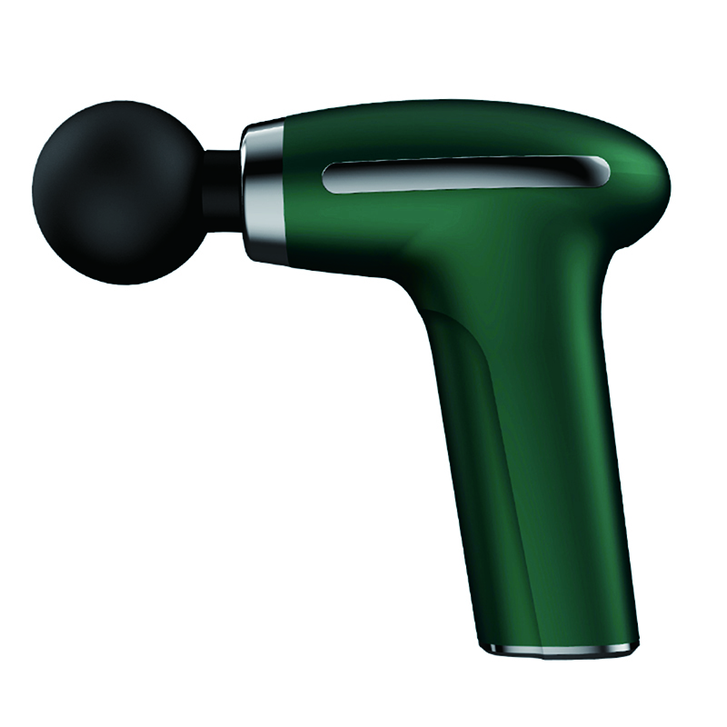 Tần số thay đổi 8.4V Thân máy không dây Thư giãn cơ bắp Hiển thị ánh sáng Mini Pocket Green Fascial Massage Gun