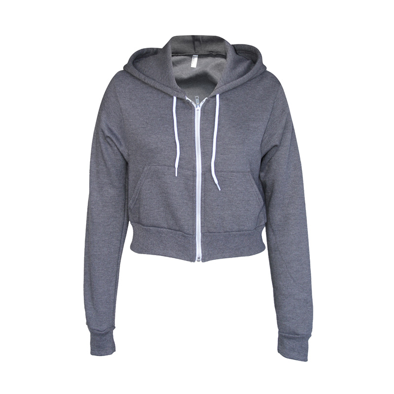 áo hoodie có dây kéo phía trước dành cho nữ200112